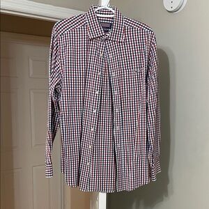 Vineyard Vines Red and Blue Plaid Men's Shirt